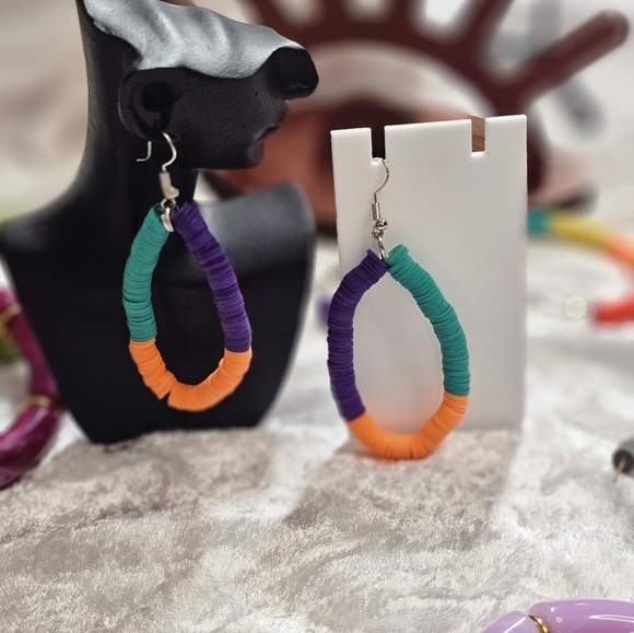 Heide bead loop earing - Picture 8 of 13